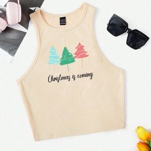 SHEIN Kids Christmas Tank